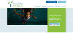 Desktop Screenshot of foundationforfosterchildren.org